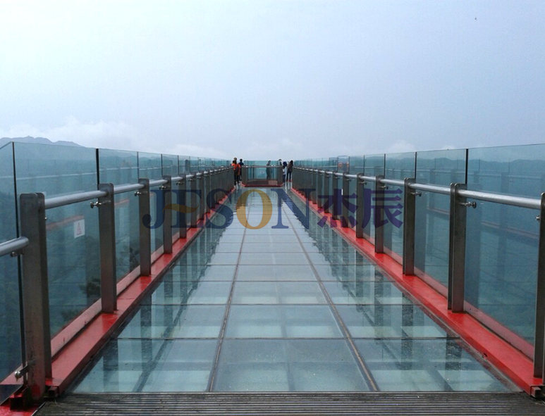不锈钢玻璃桥梁护栏 JH-Q08